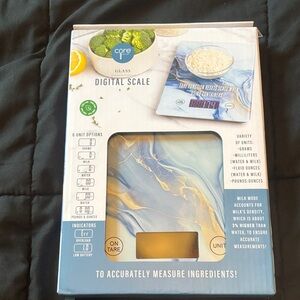 Core Digital Scale with Blue and Gold Design